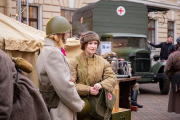 Санкт-Петербург: Молодёжь устроила акцию в честь снятия блокады