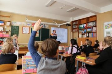 Санкт-Петербург: «ПетербургГаз» провел для учеников 4 класса урок по газовой безопасности