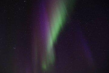 Санкт-Петербург: Полярное сияние в небесах